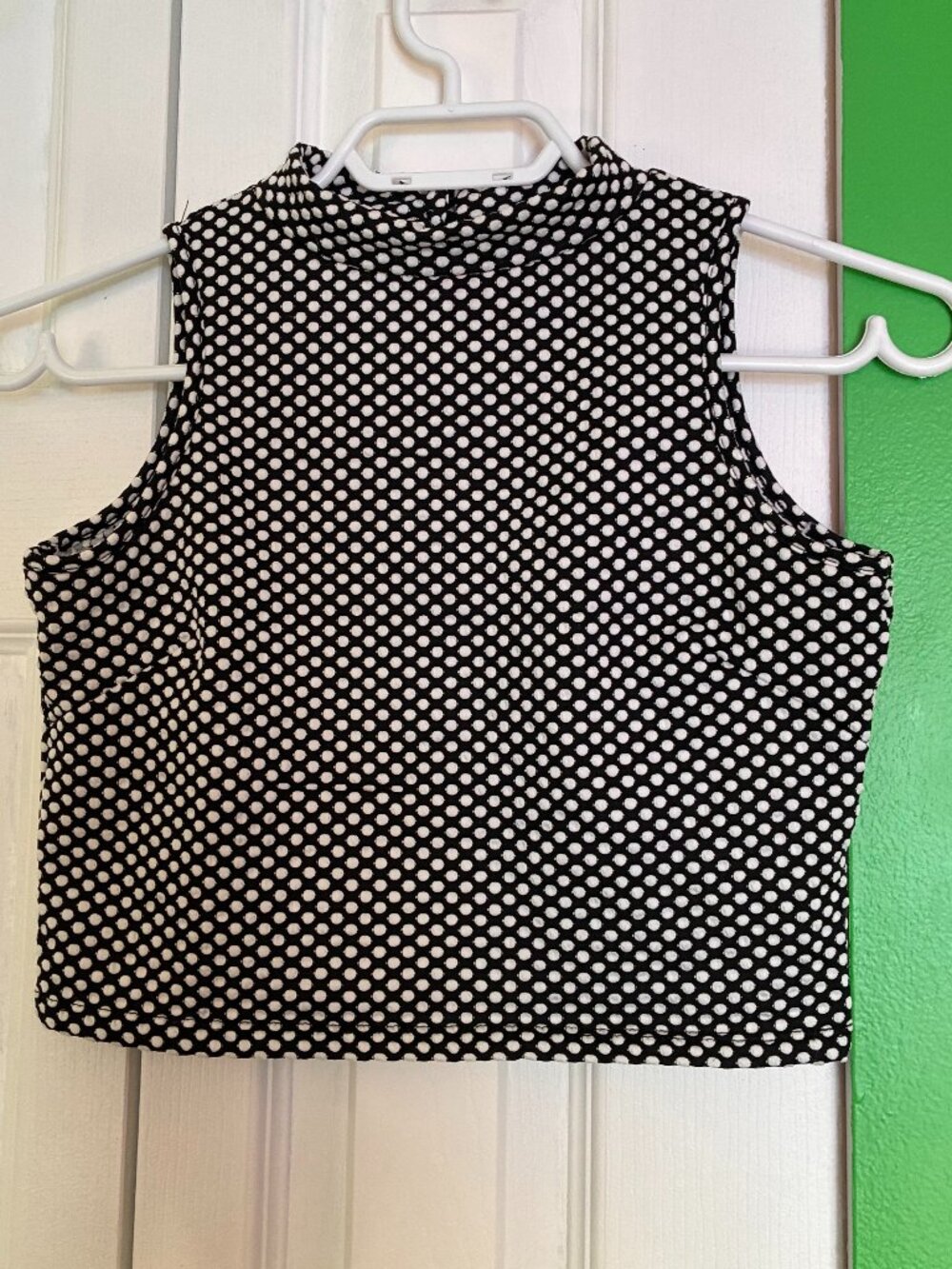 Vintage Streetwear Society Polka Dot Crop Top S/XS